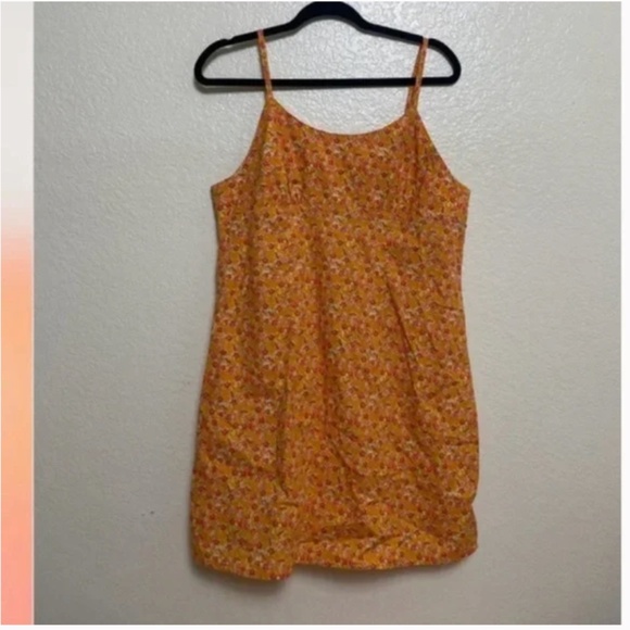 Retro Floral Boho Peasant Hipster Hippie Art Chic Modern Glam Cottage Mini Dress - Picture 1 of 4